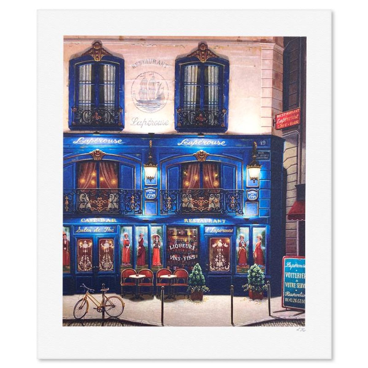 Liudmila Kondakova, "Laperouse" Limited Edition Lithograph, Numbered and Hand Signed with Certificate of Authenticity