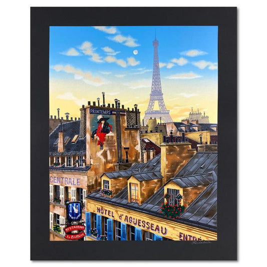 Liudmila Kondakova, "Paris Morning (Rooftops of Paris)" Limited Edition Serigraph, Numbered and Hand Signed with Letter of Authenticity
