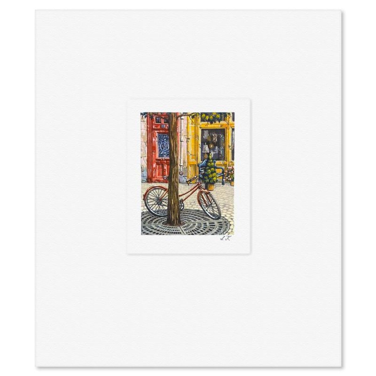 Liudmila Kondakova, "Parisian Summer" Limited Edition Lithograph, Numbered and Hand Signed with Letter of Authenticity