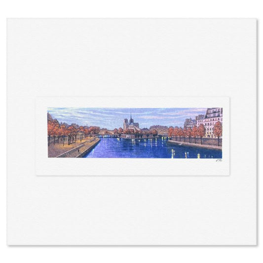 Liudmila Kondakova, "Pont de la Tournelle" Limited Edition Lithograph, Numbered and Hand Signed with Letter of Authenticity