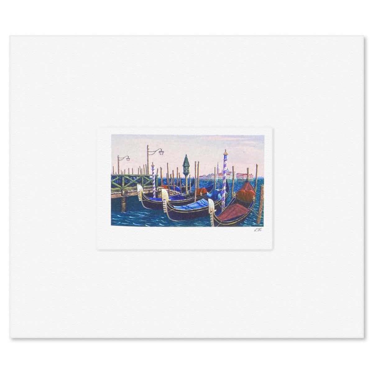 Liudmila Kondakova, "San Giorgio" Limited Edition Lithograph, Numbered and Hand Signed with Letter of Authenticity