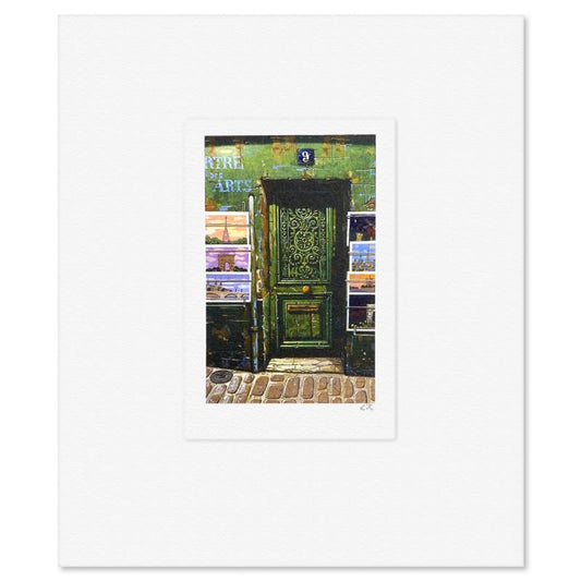 Liudmila Kondakova, "The Green Door" Limited Edition Lithograph, Numbered and Hand Signed with Letter of Authenticity