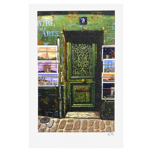 Liudmila Kondakova, "The Green Door" Limited Edition Lithograph, Numbered and Hand Signed with Letter of Authenticity
