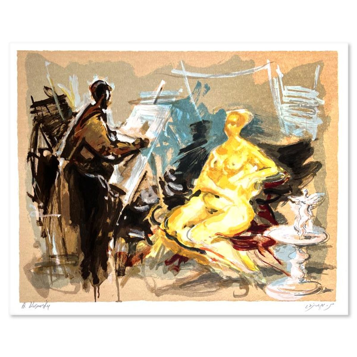 Avinoam Kosowsky, Hand Signed, Numbered Limited Edition with Letter of Authenticity.