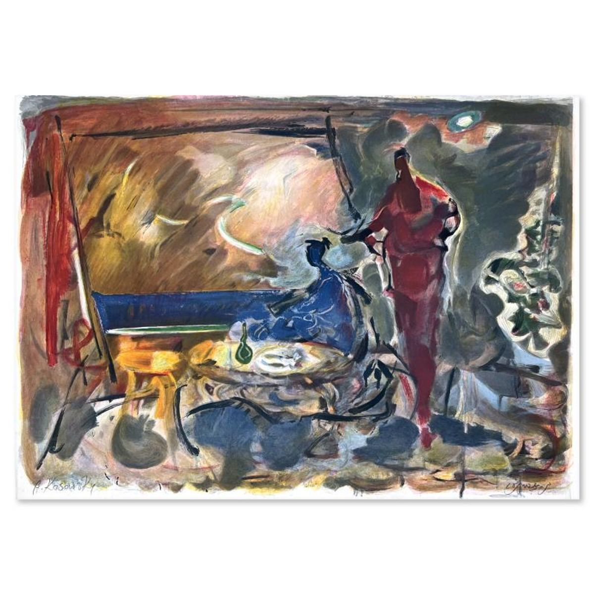 Avinoam Kosowsky, Hand Signed, Numbered Limited Edition with Letter of Authenticity.