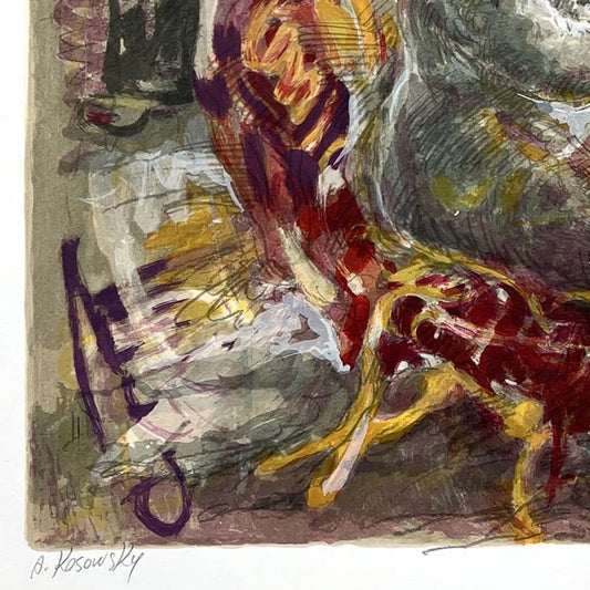 Avinoam Kosowsky, Hand Signed, Numbered Limited Edition with Letter of Authenticity.