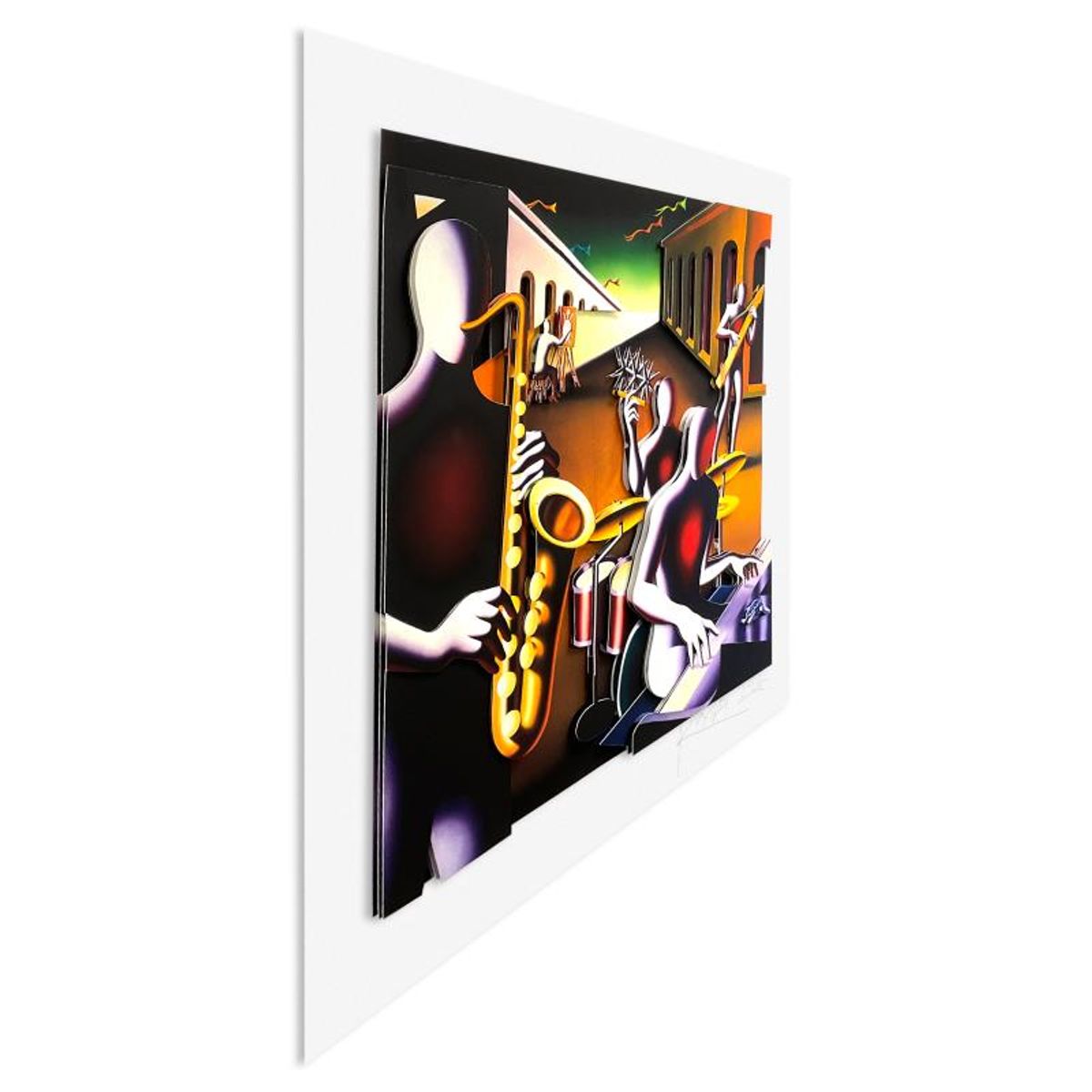 Mark Kostabi, "Metaphysical Harmony" Limited Edition 3D Construction, Numbered and Hand Signed with Letter of Authenticity.