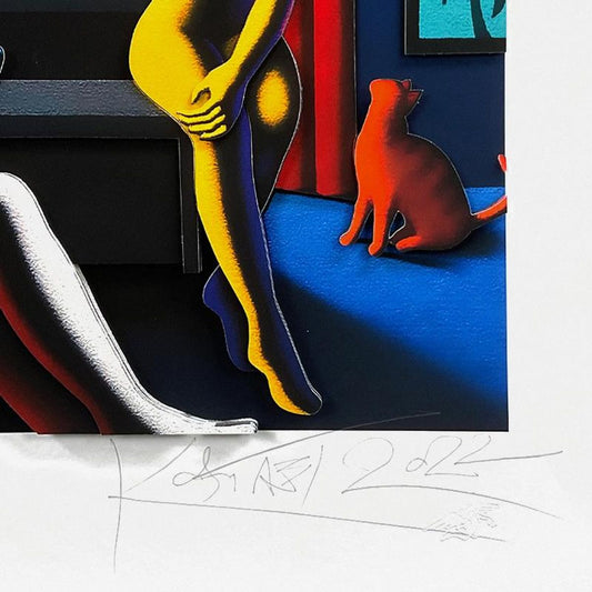 Mark Kostabi, "The Keys to Success" Limited Edition 3D Construction, Numbered and Hand Signed with Letter of Authenticity.