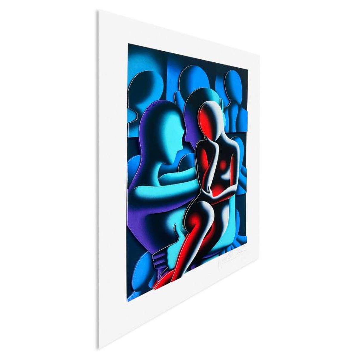 Mark Kostabi, "Contemplation Memory" Limited Edition 3D Construction, Numbered and Hand Signed with Letter of Authenticity.