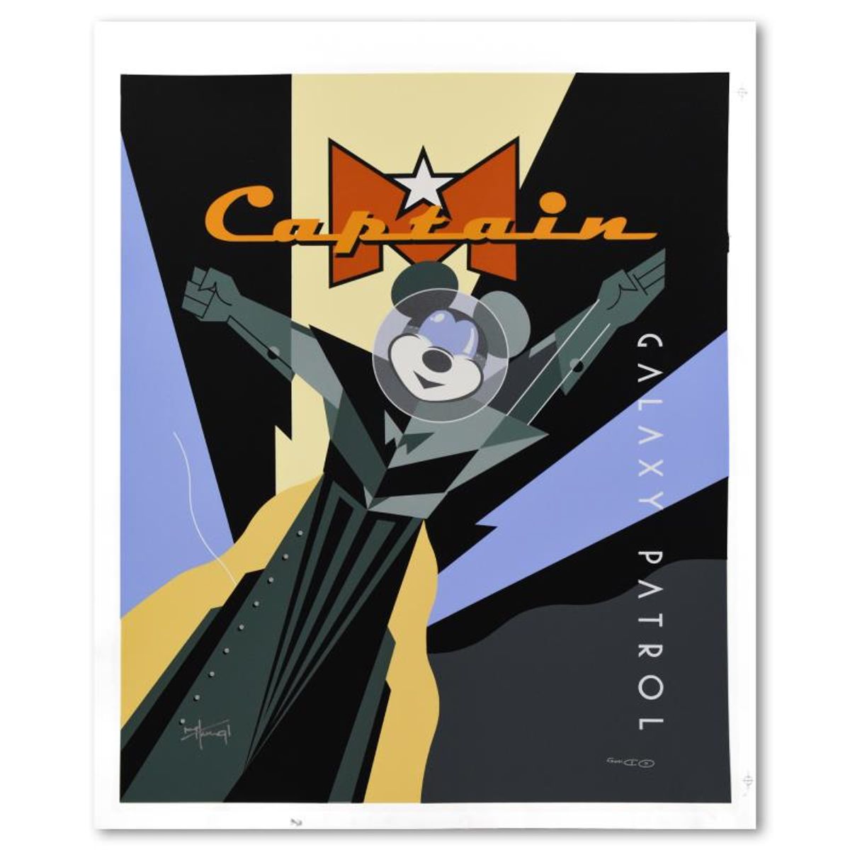 Mike Kungl, "Captain M, Galaxy Patrol" from a Sold-Out Limited Edition on Canvas from Disney Fine Art, Numbered and Hand Signed with Letter of Authenticity