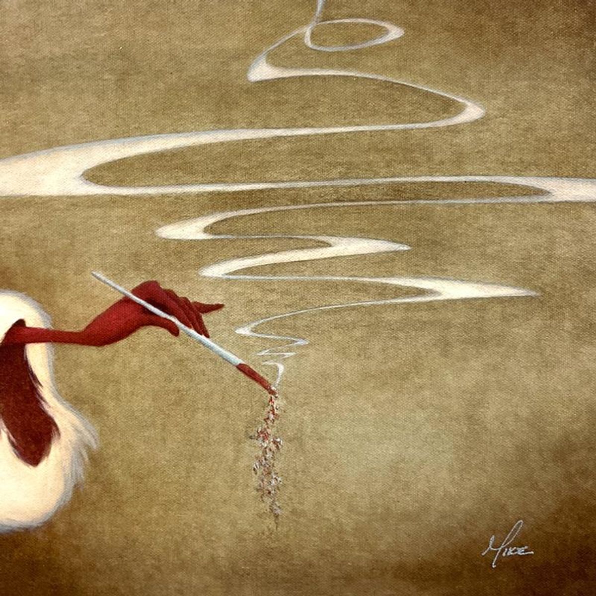 Mike Kupka, "Perfectly Wretched" Limited Japanese Edition on Canvas from Disney Fine Art, Numbered and Hand Signed with Letter of Authenticity