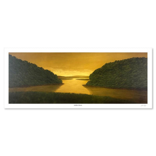 Steven Lavaggi, "Golden Dawn" Limited Edition Lithograph, Numbered and Hand Signed with Letter of Authenticity