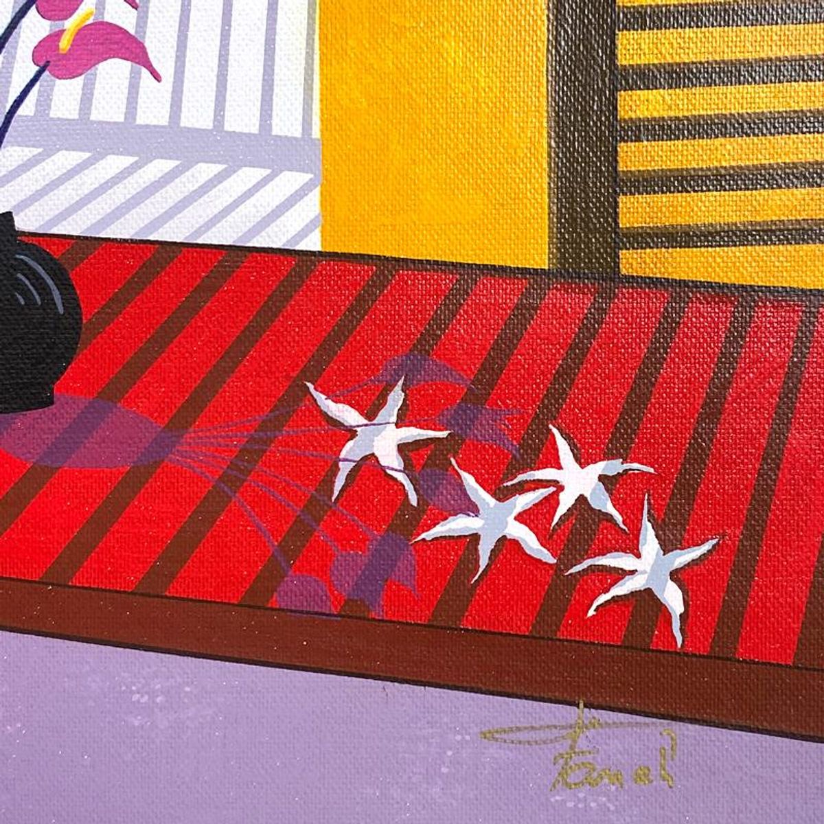 Fanch Ledan, "Lumiere D'Azur" Limited Edition Serigraph on Canvas, AP Numbered Inverso and Hand Signed with Letter of Authenticity