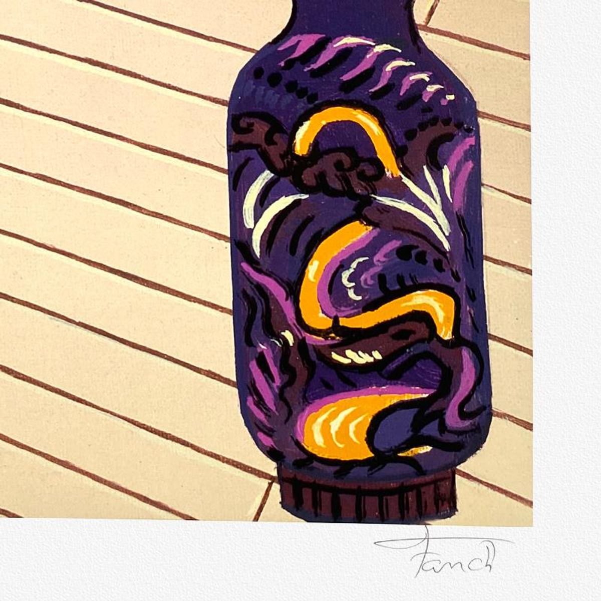 Fanch Ledan, "Chicago Night II" Limited Edition Serigraph, AP Numbered and Hand Signed with Letter of Authenticity