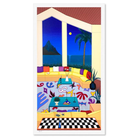 Fanch Ledan, "Living in Bora Bora" Limited Edition Serigraph, EA Numbered and Hand Signed with Letter of Authenticity
