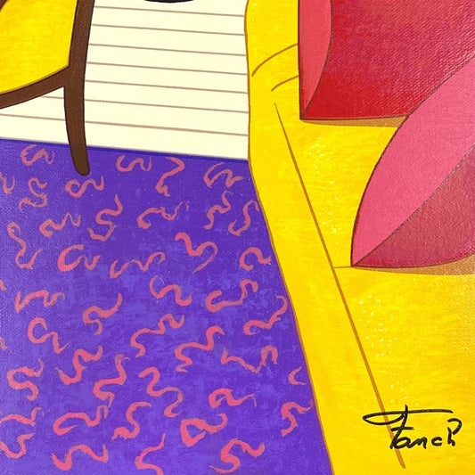 Fanch Ledan, "Liberty Interior" Limited Edition Serigraph on Canvas, AP Numbered Inverso and Hand Signed with Letter of Authenticity