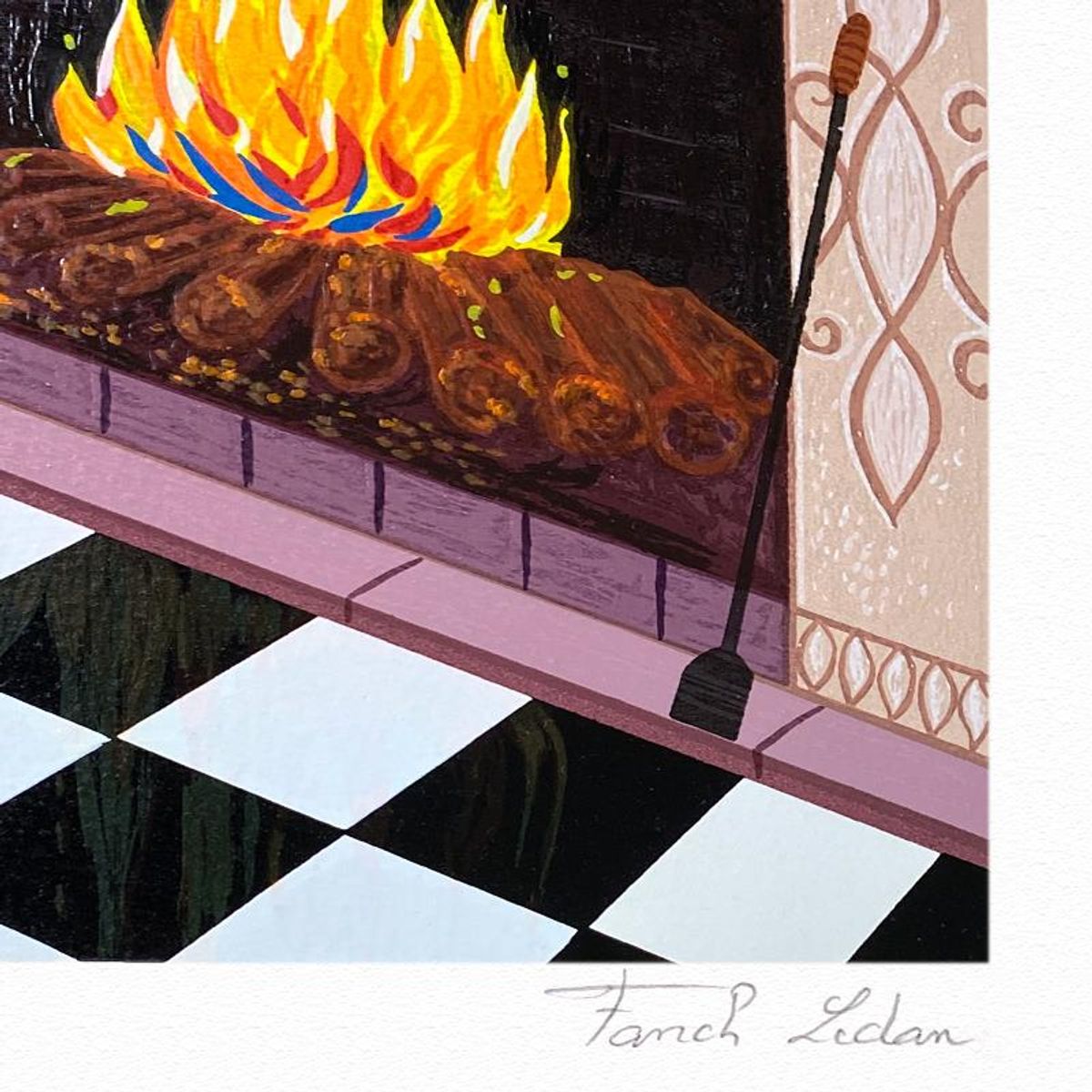 Fanch Ledan, "Chagall in Paris" Limited Edition Serigraph, AP Numbered and Hand Signed with Letter of Authenticity