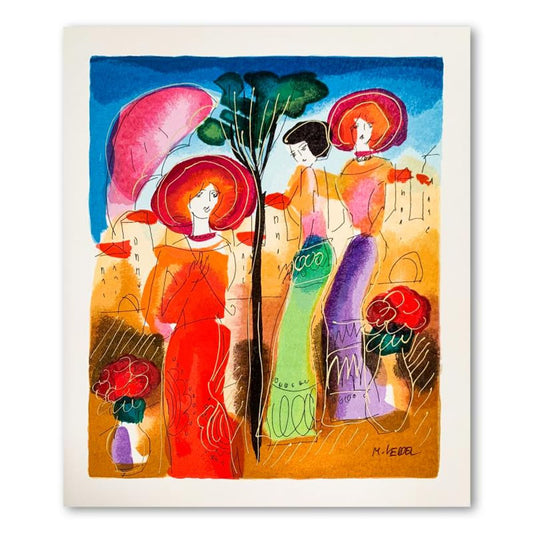Moshe Leider, Hand Signed Limited Edition Serigraph on Paper with Letter of Authenticity.
