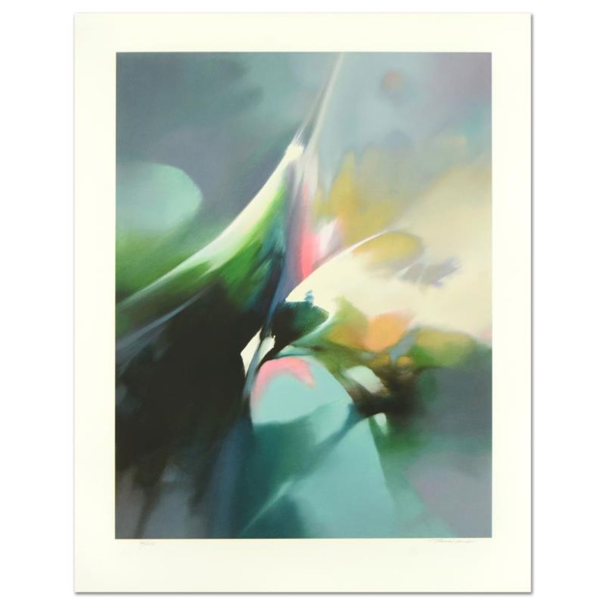 Thomas Leung, "Effervescence" Limited Edition, Numbered and Hand Signed with Letter of Authenticity.