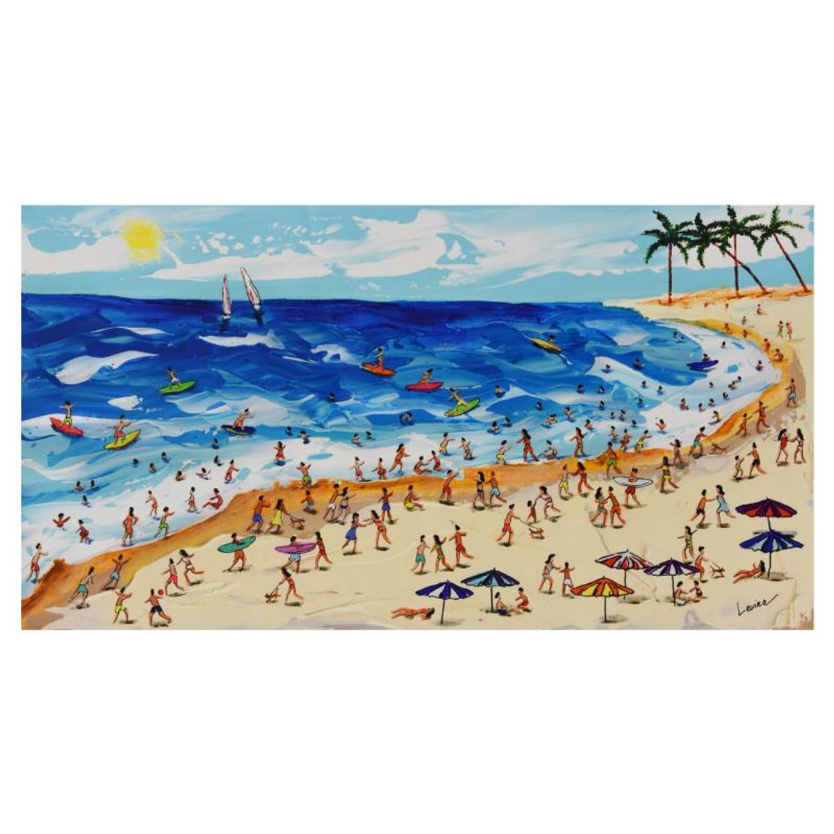 Lisa Levina, Limited Edition on Canvas, Numbered Inverso and Hand Signed with Letter of Authenticity.