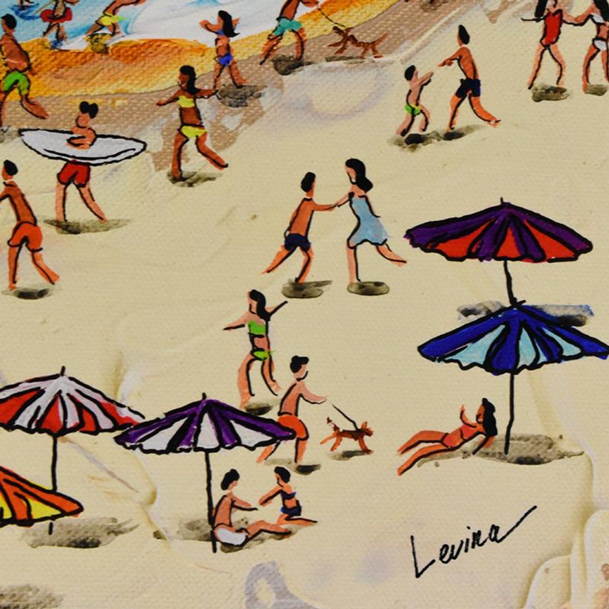 Lisa Levina, Limited Edition on Canvas, Numbered Inverso and Hand Signed with Letter of Authenticity.