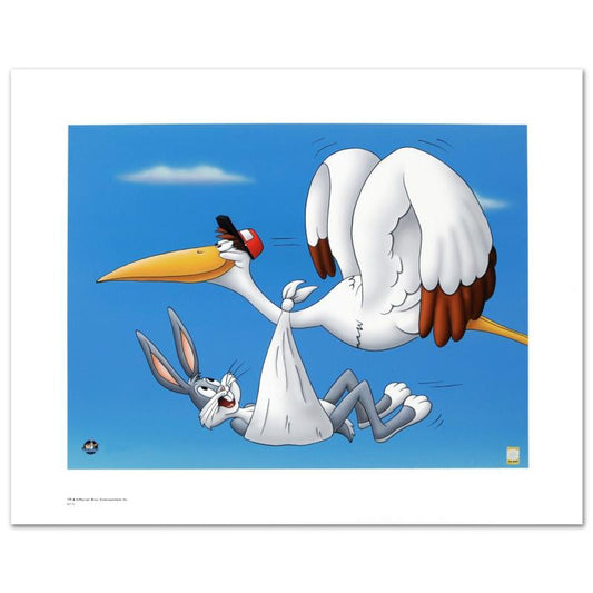Special Delivery Limited Edition Giclee from Warner Bros., Numbered with Hologram Seal and Certificate of Authenticity.