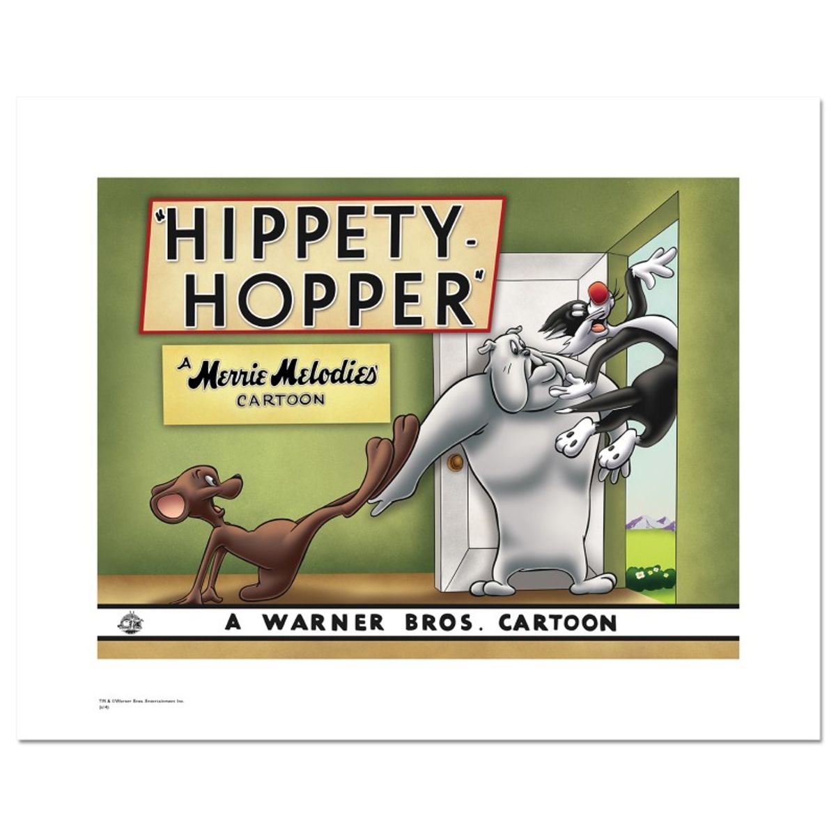 Hippety Hopper Limited Edition Giclee from Warner Bros., Numbered with Hologram Seal and Certificate of Authenticity.