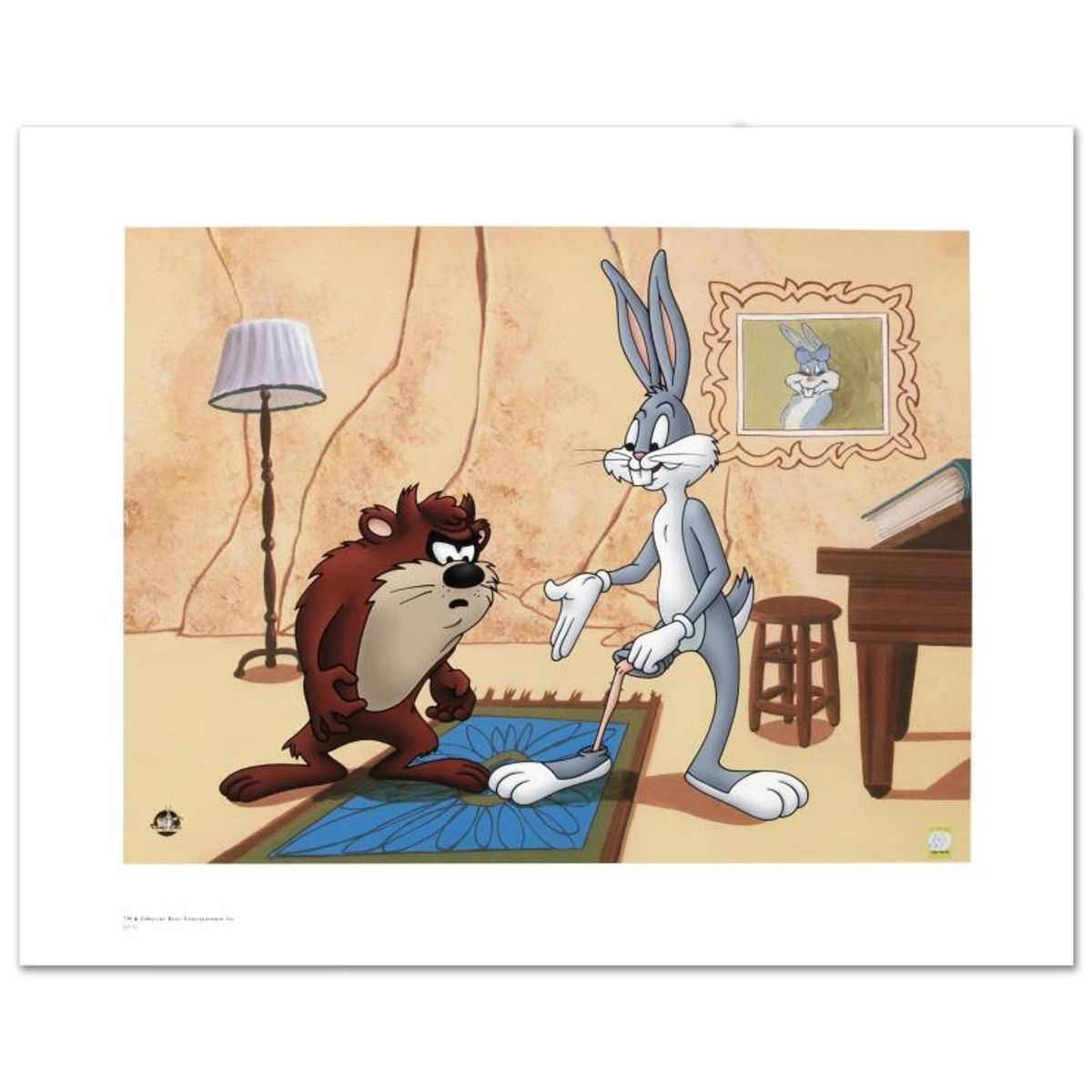 Look No Meat Limited Edition Giclee from Warner Bros., Numbered with Hologram Seal and Certificate of Authenticity.