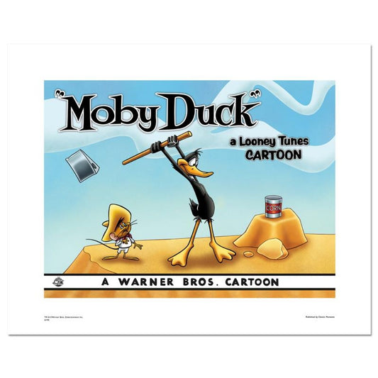 Moby Duck, Axe Numbered Limited Edition Giclee from Warner Bros. with Certificate of Authenticity.