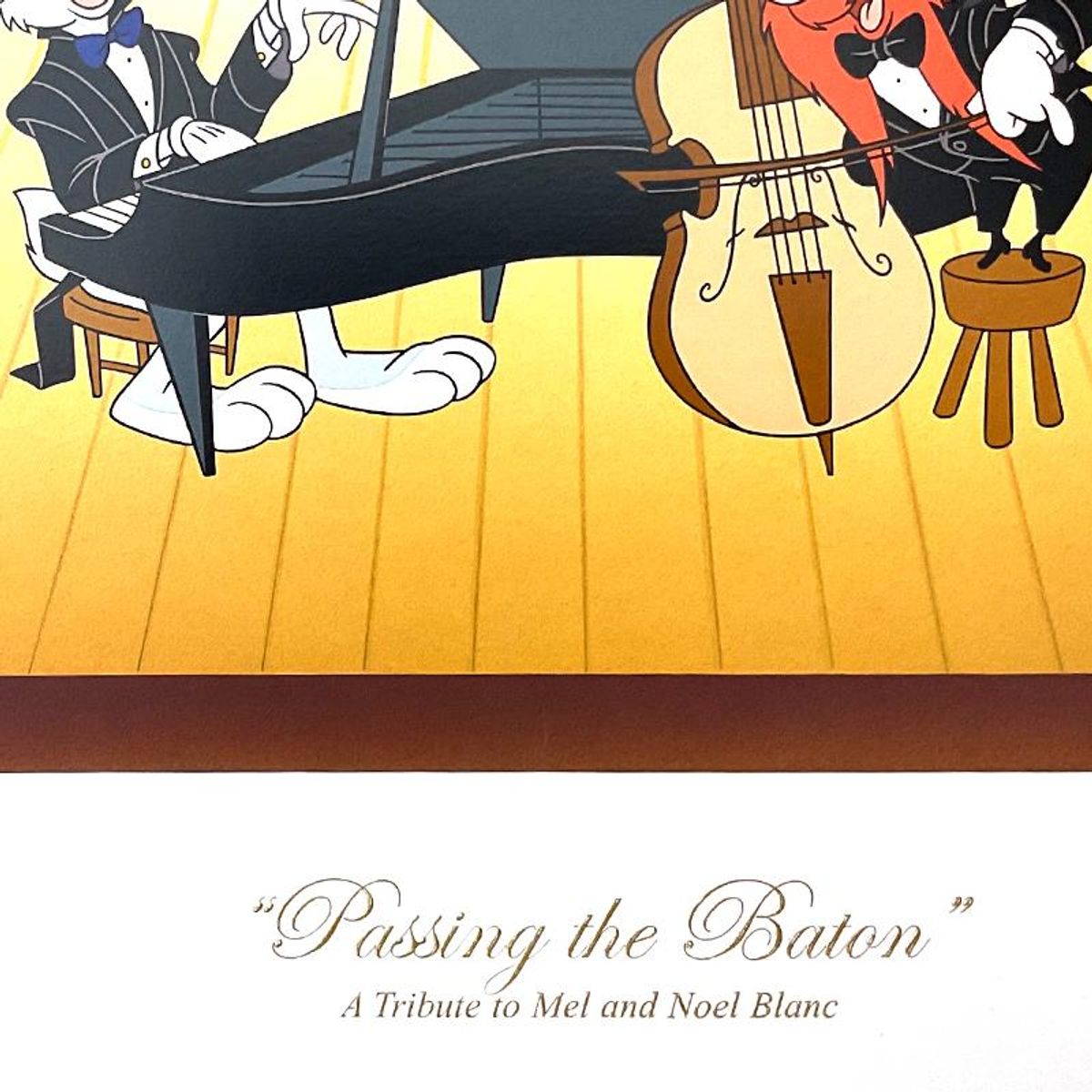 Passing the Baton Limited Edition Lithograph from Looney Tunes, Numbered with Letter of Authenticity.