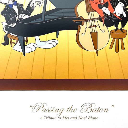 Passing the Baton Limited Edition Lithograph from Looney Tunes, Numbered with Letter of Authenticity.