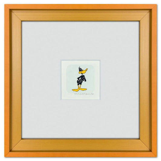 Daffy Duck Framed Limited Edition Etching with Hand Tinted Color from Warner Bros., Numbered with Letter of Authenticity