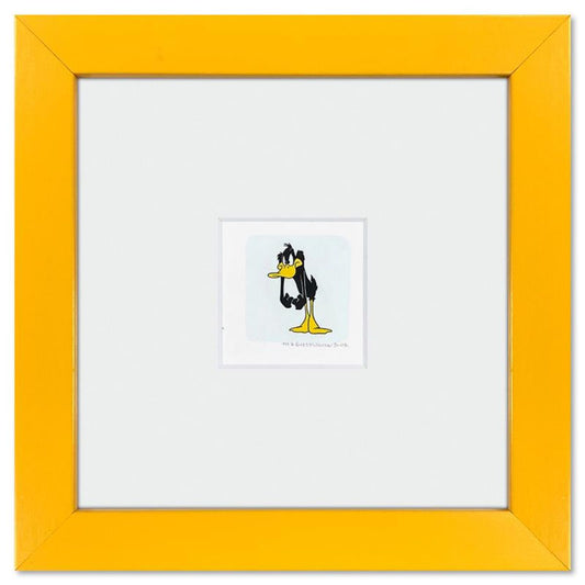 Daffy Duck Framed Limited Edition Etching with Hand Tinted Color from Warner Bros., Numbered with Letter of Authenticity