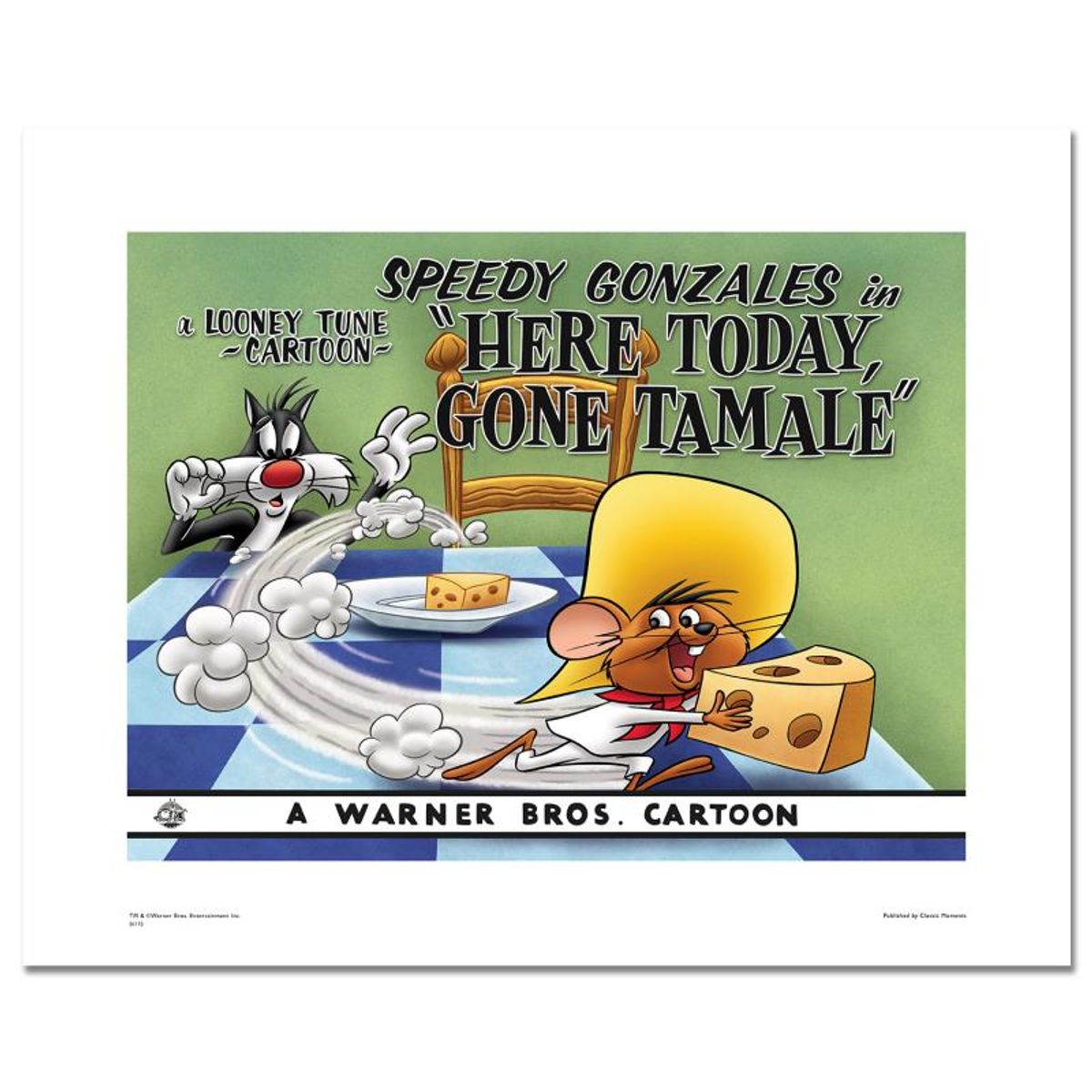 Here Today, Gone Tamale II Limited Edition Giclee from Warner Bros., Numbered and with Certificate of Authenticity.