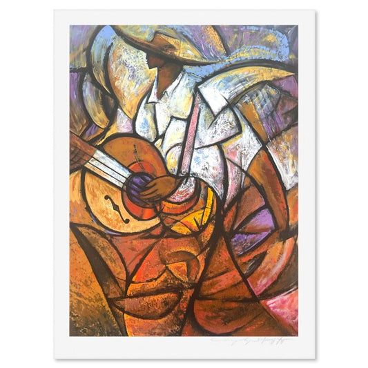Terry & Jerry Lynn, "El Senior" Limited Edition Printer's Proof Serigraph, Numbered and Hand Signed with Letter of Authenticity