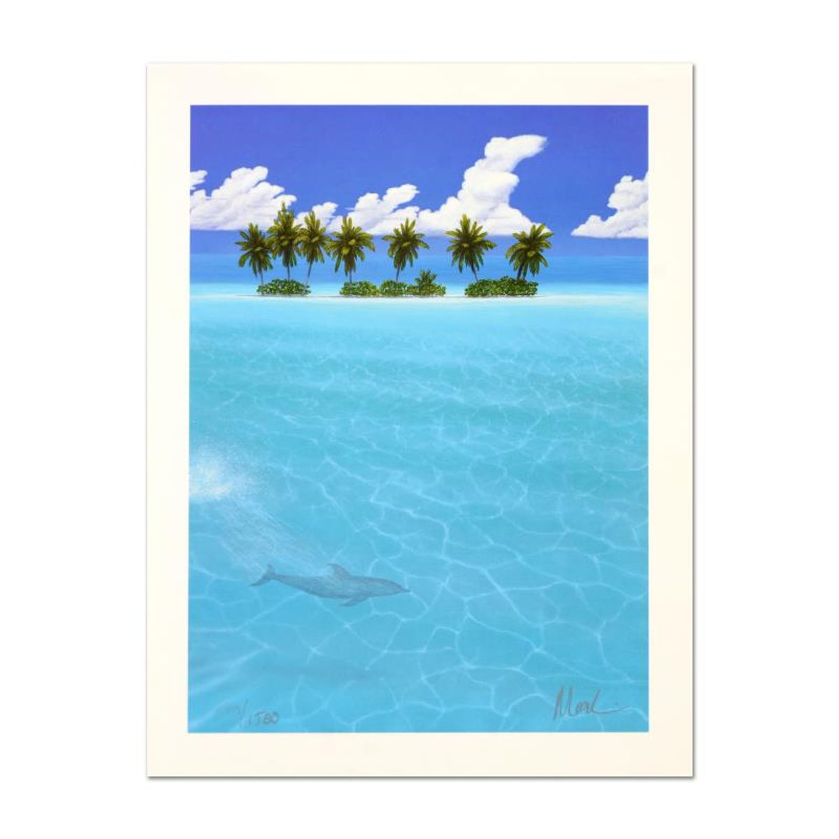 Dan Mackin, "Fancy Jumper (right)" Limited Edition Lithograph, Numbered and Hand Signed with Letter of Authenticity.