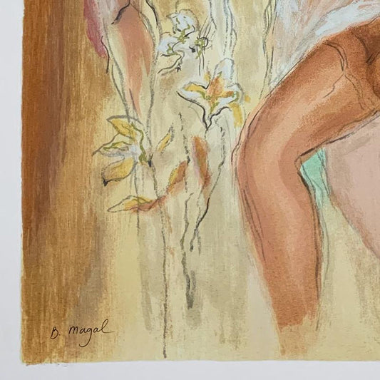 Batia Magal, "Sexuality" Hand Signed Limited Edition Serigraph on Paper with Letter of Authenticity.