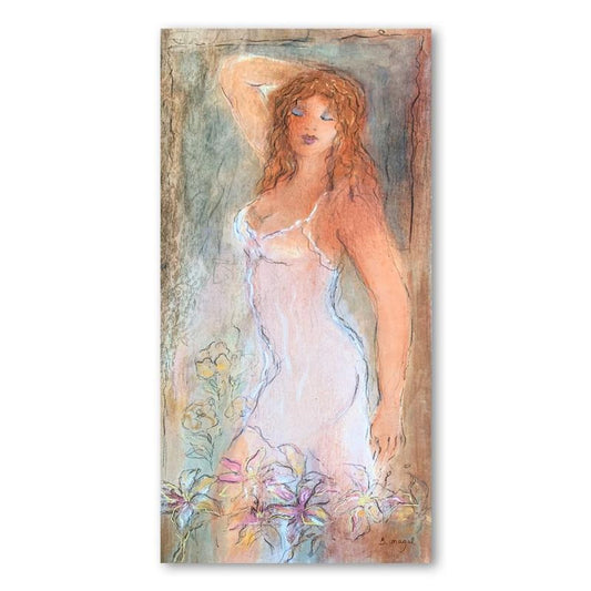 Batia Magal, "Heavenly Morning" Hand Signed Limited Edition Serigraph on Paper with Letter of Authenticity.