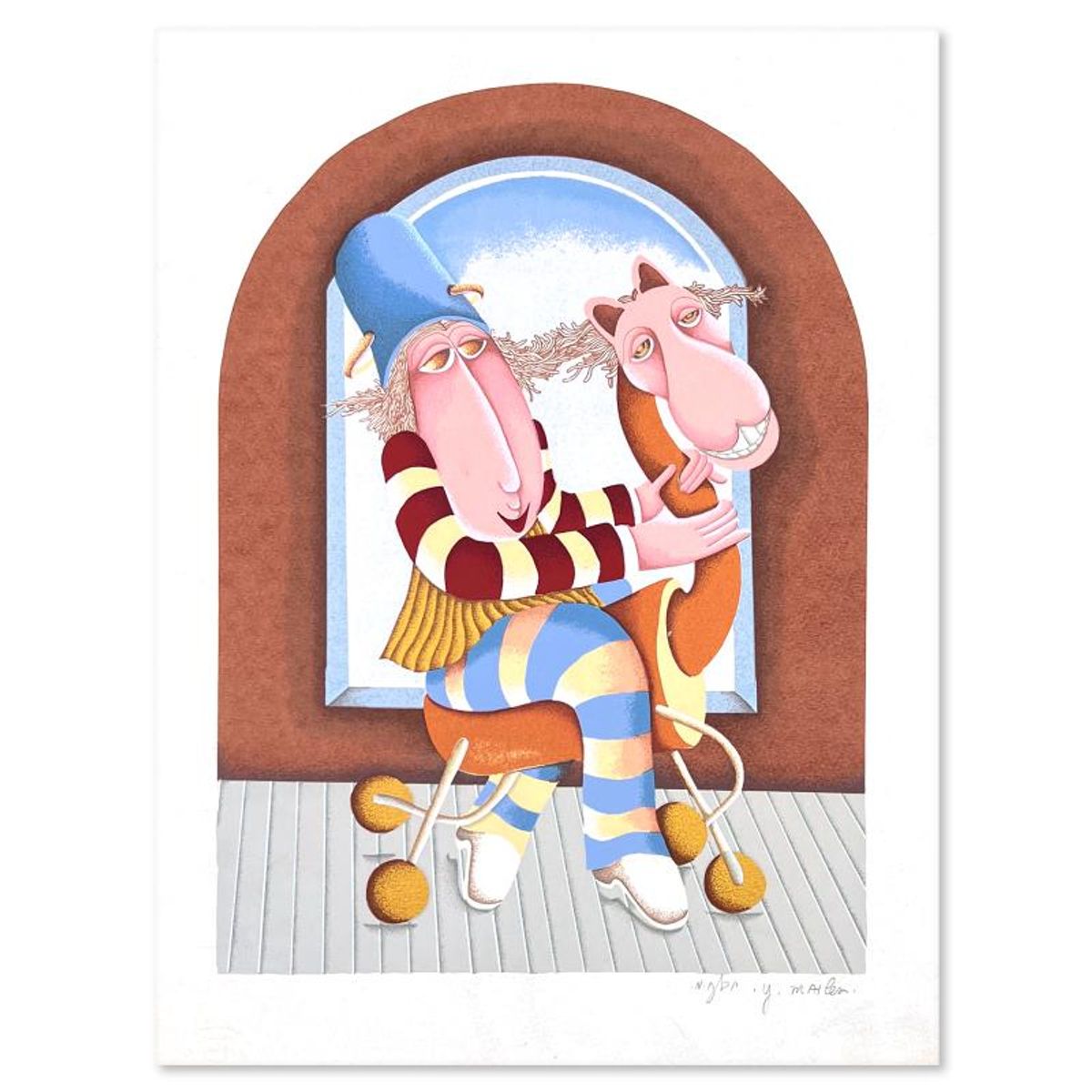 Yuval Mahler, Limited Edition Serigraph, Hand Signed and Numbered with Letter of Authenticity.