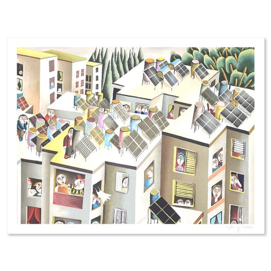 Yuval Mahler, Limited Edition Serigraph, Hand Signed and Numbered with Letter of Authenticity.