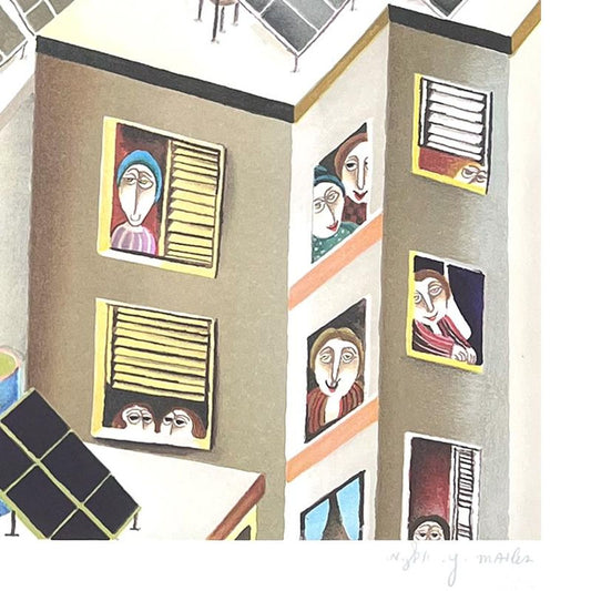 Yuval Mahler, Limited Edition Serigraph, Hand Signed and Numbered with Letter of Authenticity.