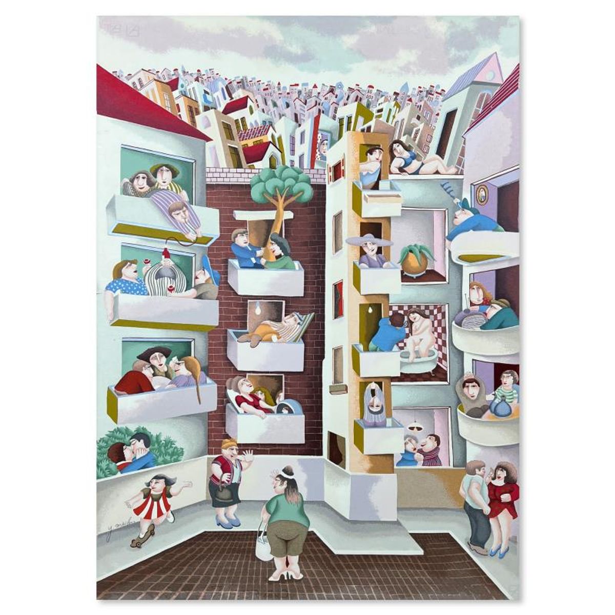 Yuval Mahler, Limited Edition Serigraph, Hand Signed and Numbered with Letter of Authenticity.