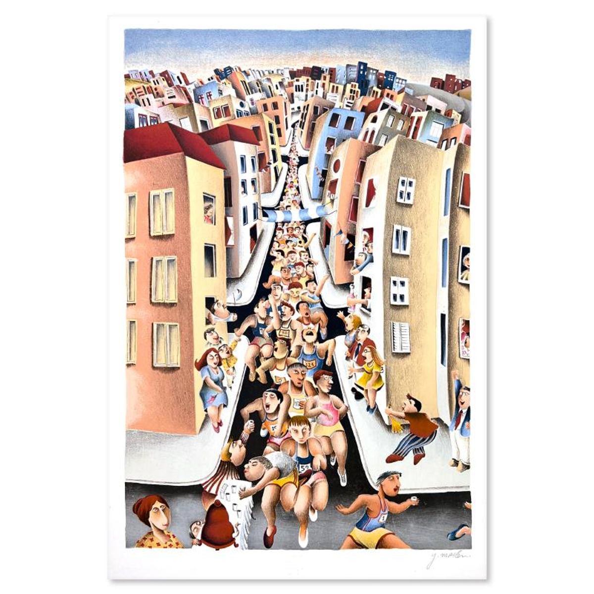 Yuval Mahler, Limited Edition Serigraph, Hand Signed and Numbered with Letter of Authenticity.