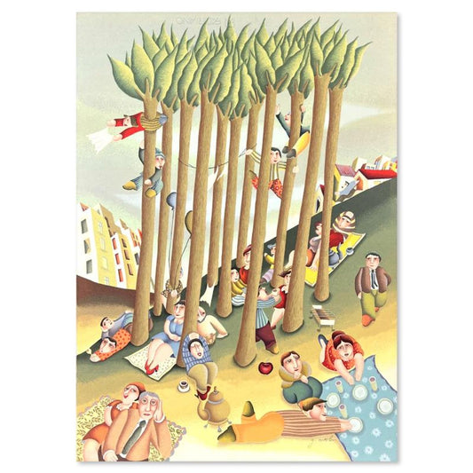 Yuval Mahler, Limited Edition Serigraph, Hand Signed and Numbered with Letter of Authenticity.