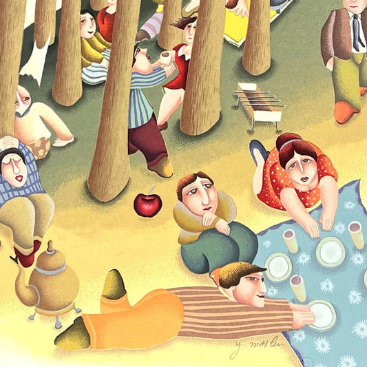 Yuval Mahler, Limited Edition Serigraph, Hand Signed and Numbered with Letter of Authenticity.