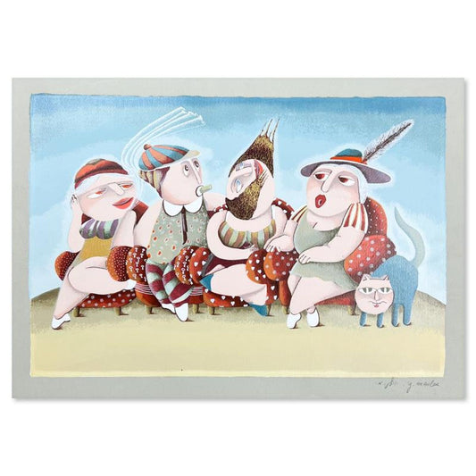 Yuval Mahler, Limited Edition Serigraph, Hand Signed and Numbered with Letter of Authenticity.