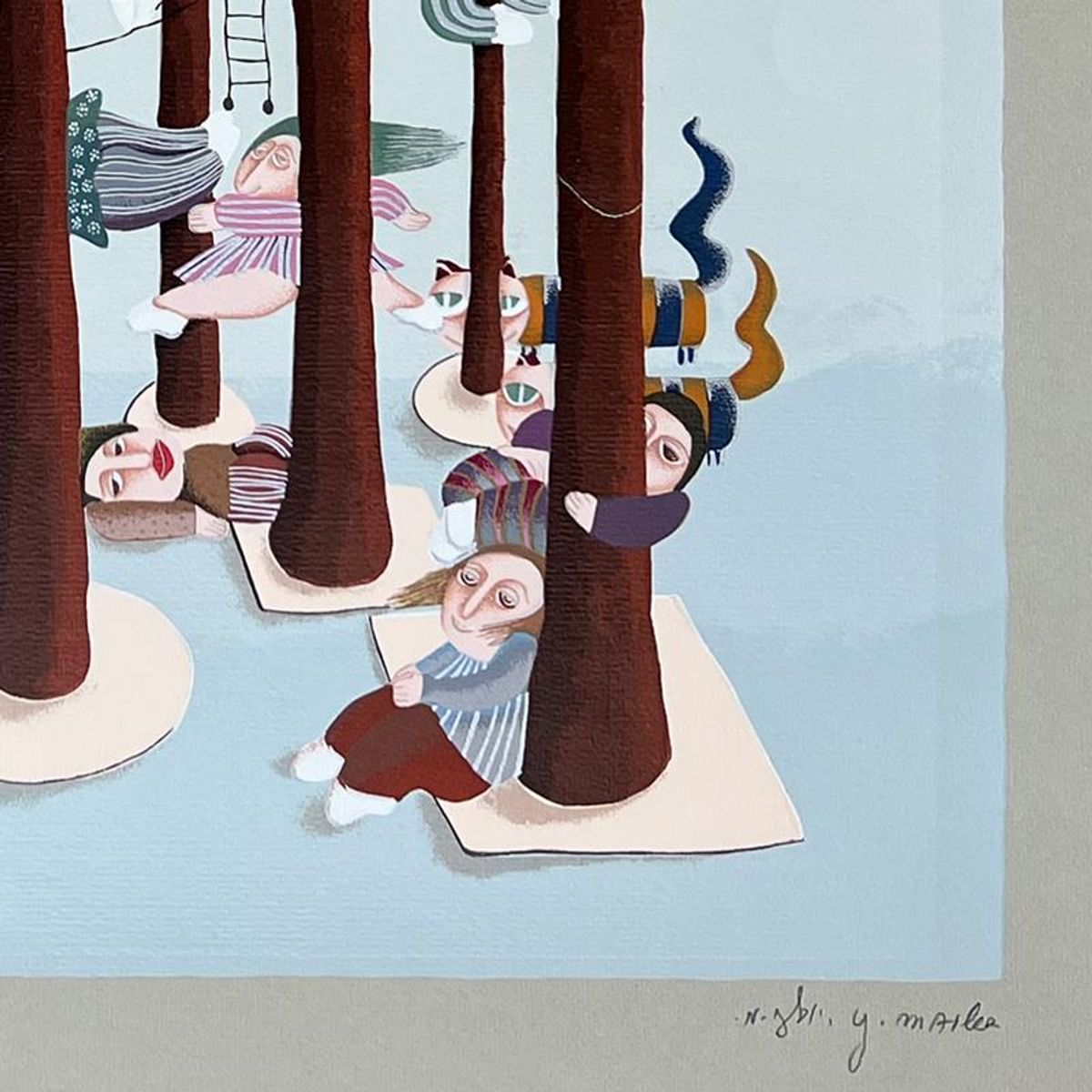 Yuval Mahler, Limited Edition Serigraph, Hand Signed and Numbered with Letter of Authenticity.