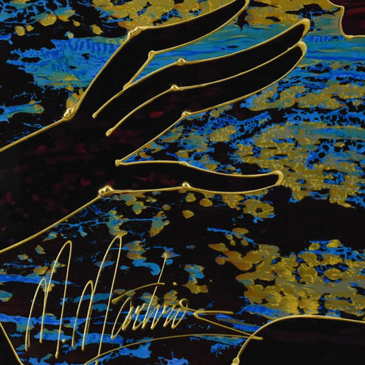 Martiros Manoukian, "Instant Awareness" Framed Limited Edition Mixed Media Silkscreen, Numbered and Hand Signed with Letter of Authenticity.