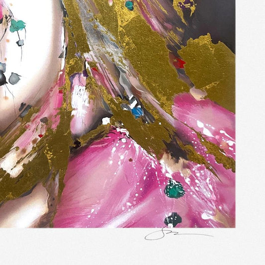 Suzanne Marie, "Golden Serenade" Limited Edition Printer's Proof Serigraph, Numbered and Hand Signed with Letter of Authenticity