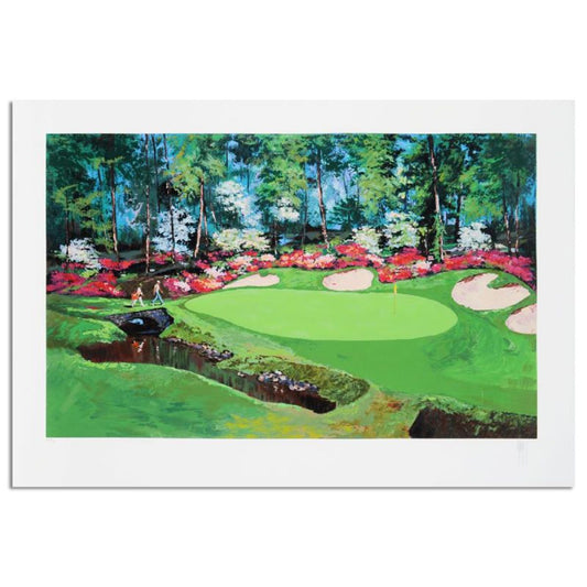 Mark King (1931-2014), "Azalea Hole" Hand Signed Limited Edition Serigraph with Letter of Authenticity.